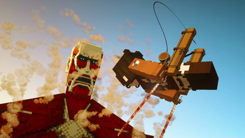 ODM gear in Shingeki no Craft