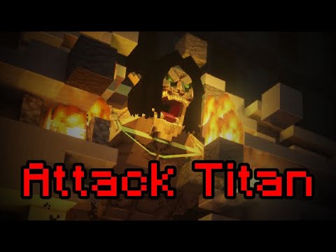 The Attack Titan in Shingeki no Craft